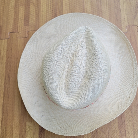 ๐๏ธ J. Crew Panama Hat Liberty of London Print Ribbon - Picture 4 of 4
